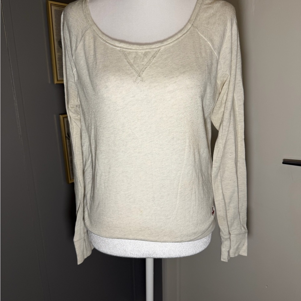 Hollister Off-White Long Sleeve Top